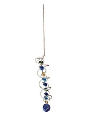 Colorful Crystal Suncatcher Spinner • Window Rainbow Maker  10